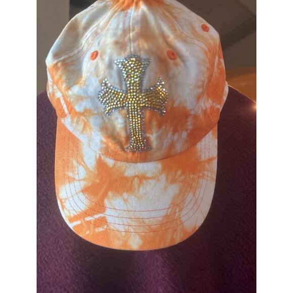 Hat-Tie Dye Bling Cross - Picture 2 of 2